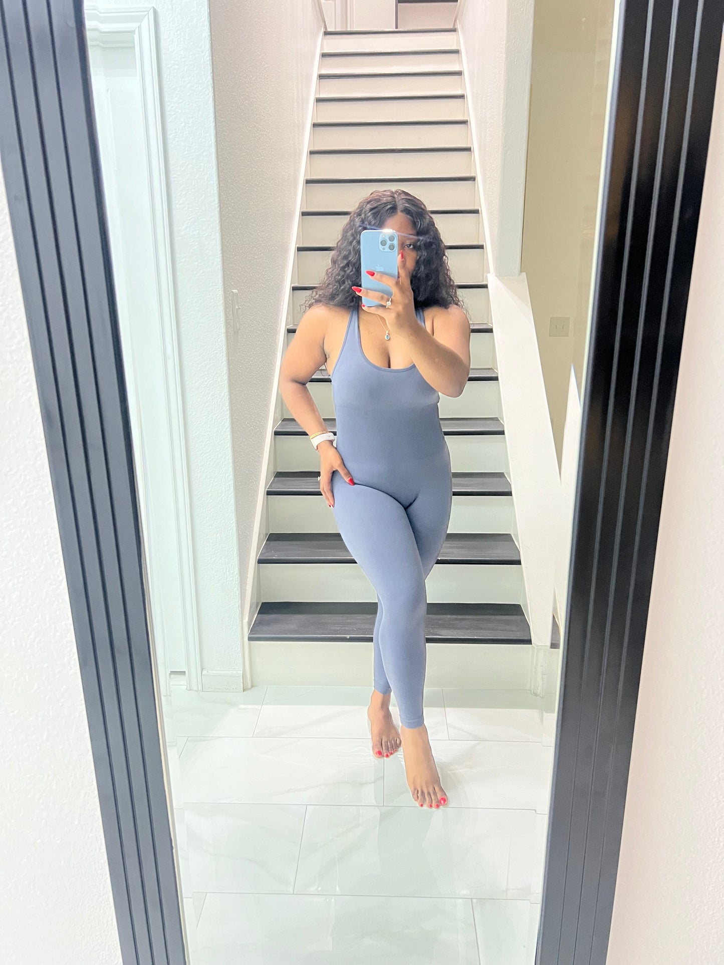 CUT OUT BACKLESS ACTIVE JUMPSUIT
