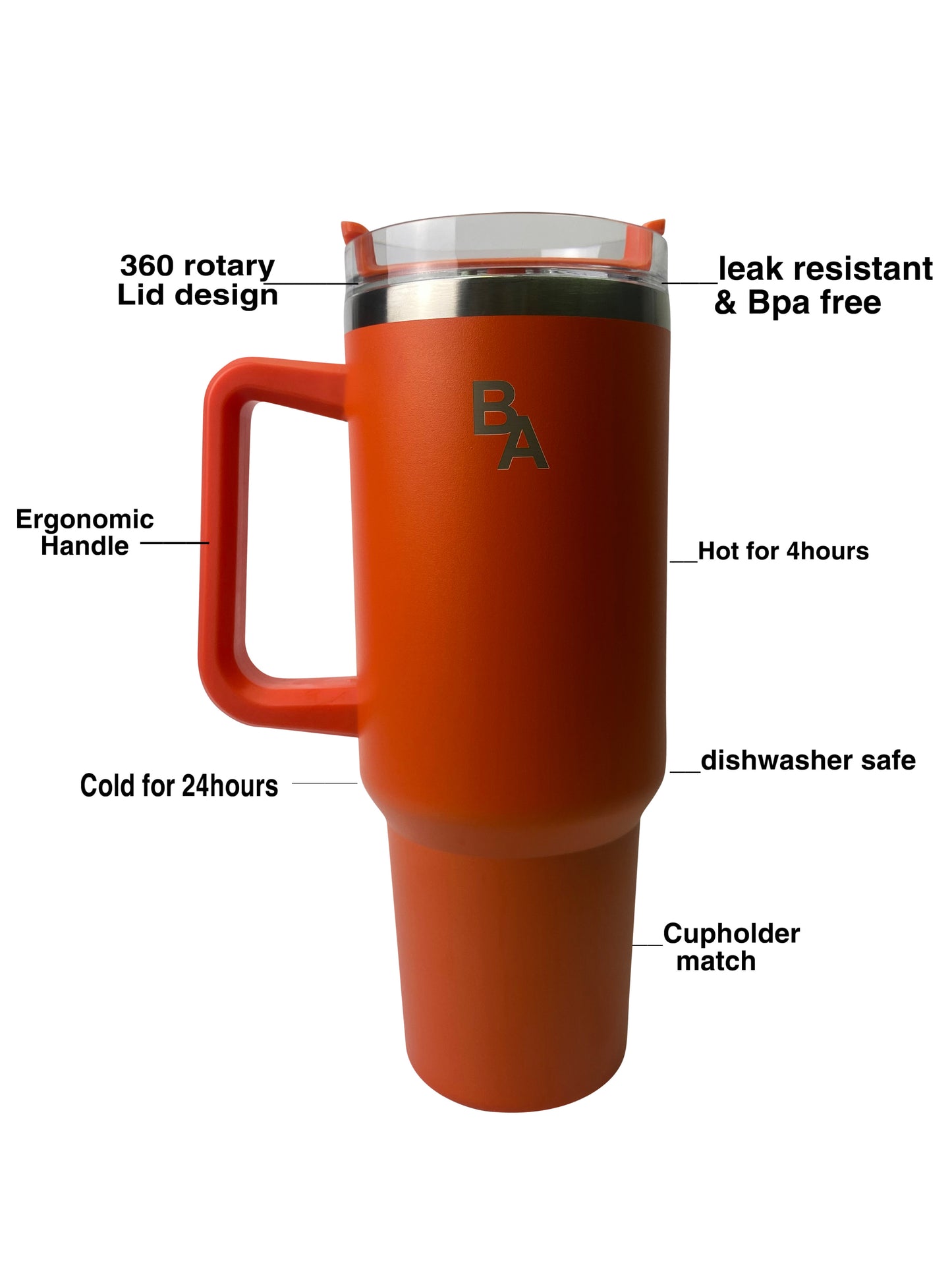 Large Capacity 40oz Tumblers