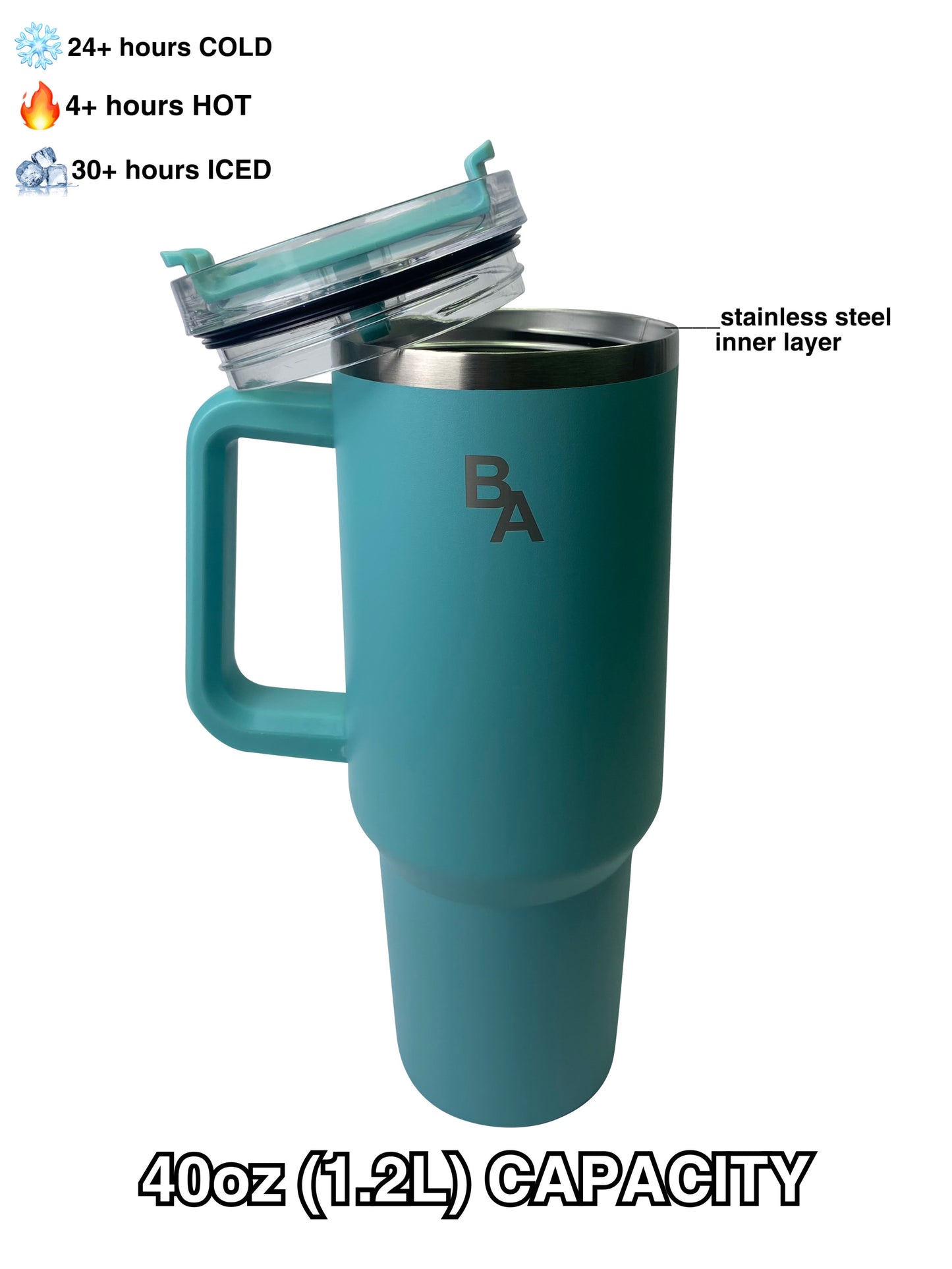 Large Capacity 40oz Tumblers
