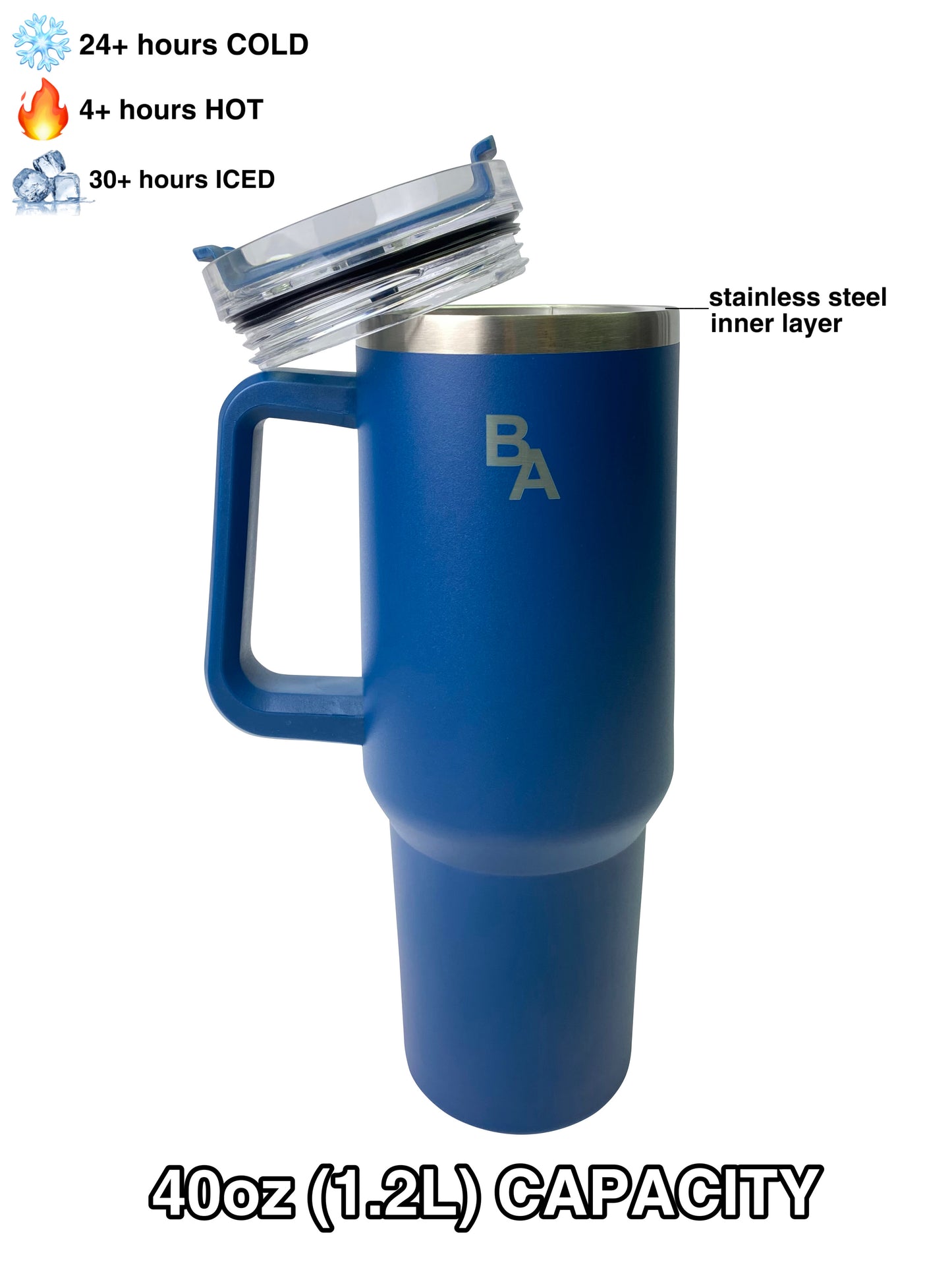 Large Capacity 40oz Tumblers