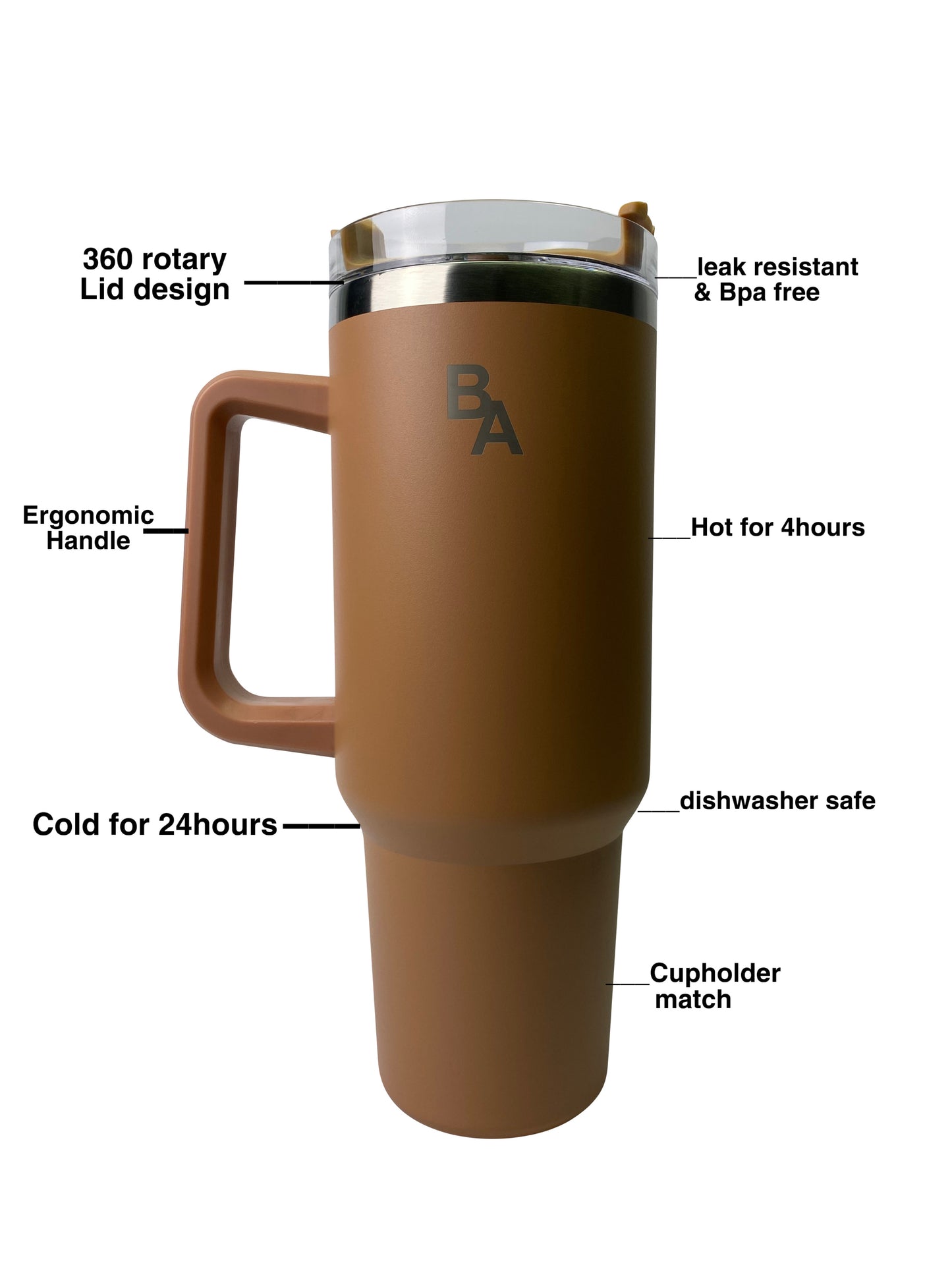 Large Capacity 40oz Tumblers