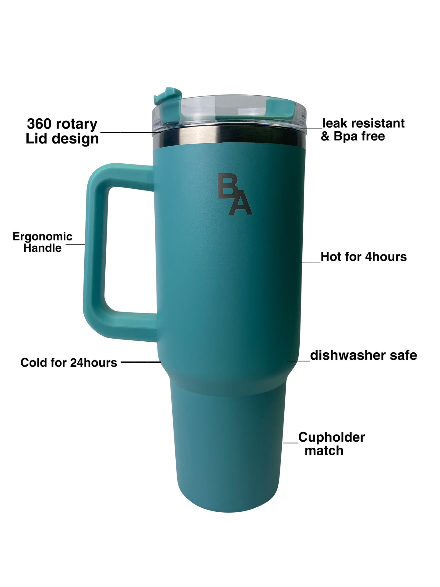 Large Capacity 40oz Tumblers