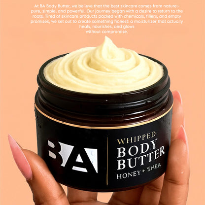BA BODY BUTTER STRETCH MARK, ECZEMA, UNEVEN SKIN TONE MOISTURIZING WHIPPED BODY BUTTER