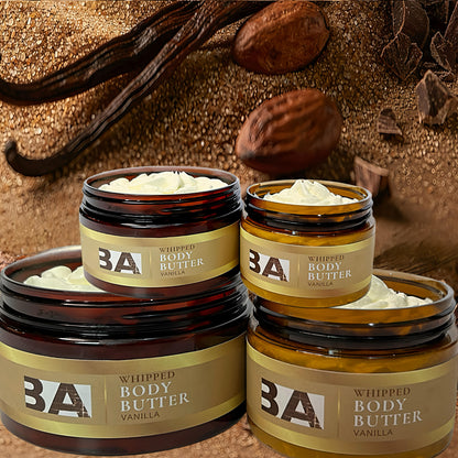 BA BODY BUTTER STRETCH MARK, ECZEMA, UNEVEN SKIN TONE MOISTURIZING WHIPPED BODY BUTTER