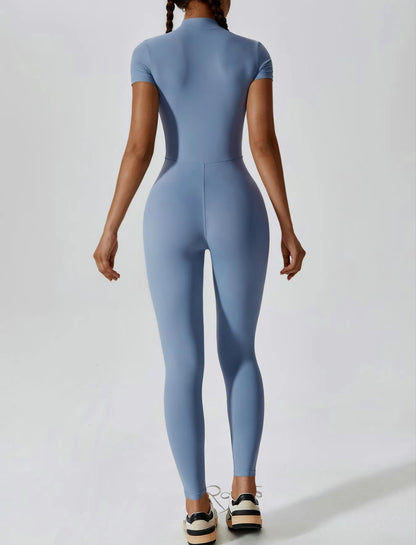 LIGHT BLUE SNATCH ME UP JUMPSUIT