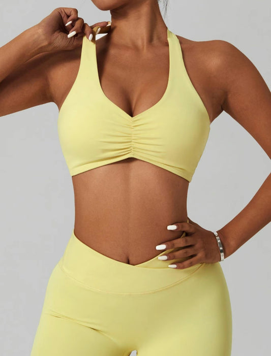 Ruched Sports Bra