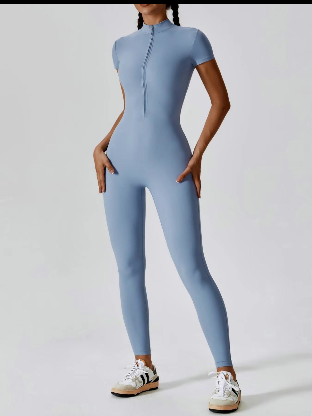 LIGHT BLUE SNATCH ME UP JUMPSUIT