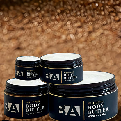 BA BODY BUTTER STRETCH MARK, ECZEMA, UNEVEN SKIN TONE MOISTURIZING WHIPPED BODY BUTTER