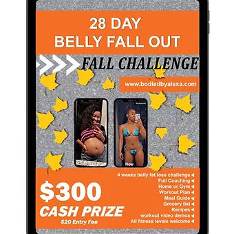 28 Day Belly Fall Out #FallWeightlossChallenge