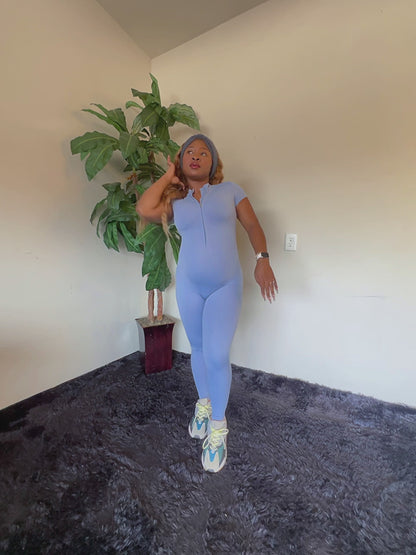 LIGHT BLUE SNATCH ME UP JUMPSUIT